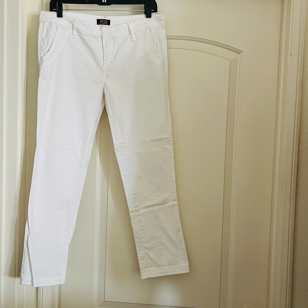 FSR~White Ankle Pants